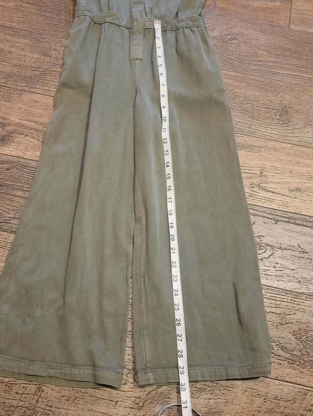 Girls Cat & Jack Girls Dark Olive Wide Leg Jumpsuit M(8) - Picture 6 of 6